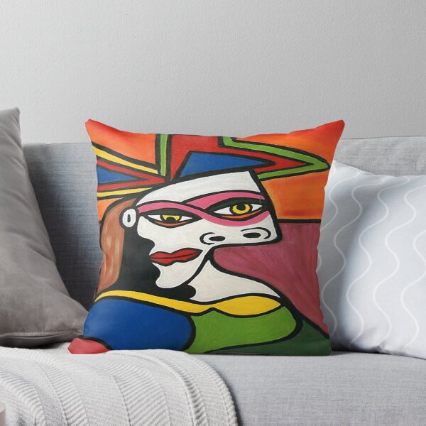 Vista previa del artículo con la obra «Dama del arte funky con sombrero», diseñado y vendido por jantulov.