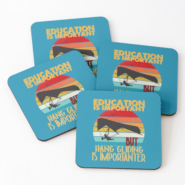 Item preview, Education is important but hang gliding is importanter - New version designed and sold by Stafford96.