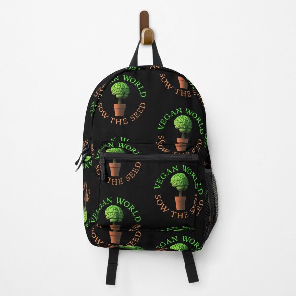Item preview, A Vegan World Sow The Seed designed and sold by Russell Kightley.