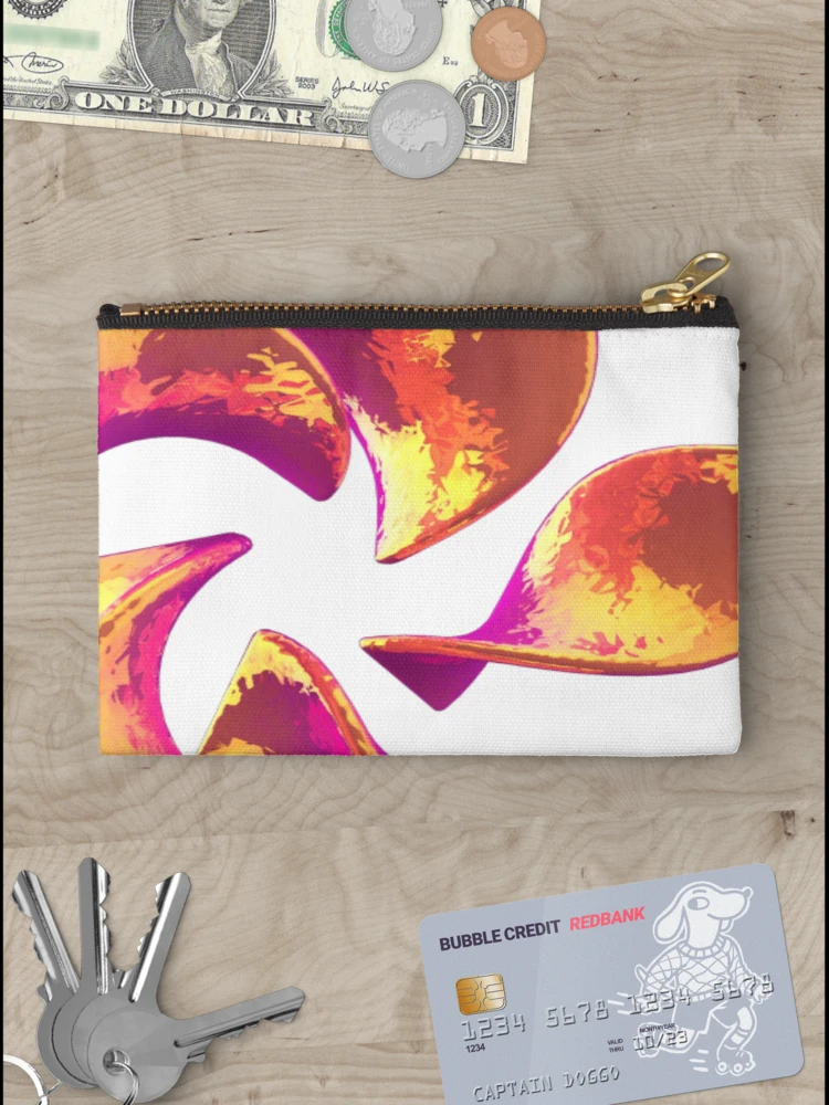 Thumbnail 3 of 4, Zipper Pouch, 3D flower Design designed and sold by Rajzone.