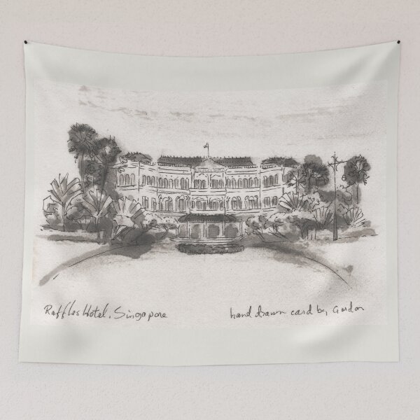 Item preview, Raffles Hotel, Singapore   designed and sold by gordonartist1.