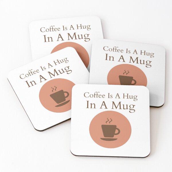 Item preview, COFFEE IS A HUG IN A MUG designed and sold by Ashalcheema.