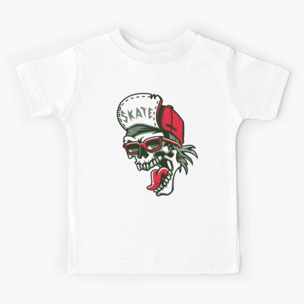 Skate Skull. Kinder T-Shirt