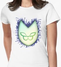 Gorillaz style mask Women's Fitted T-Shirt
