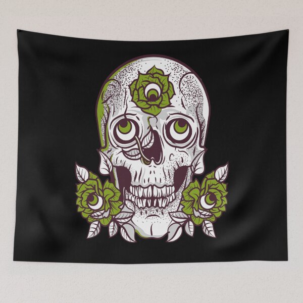 Item preview, Peace Skull. Hippy. Trippy.  designed and sold by shirtdan.