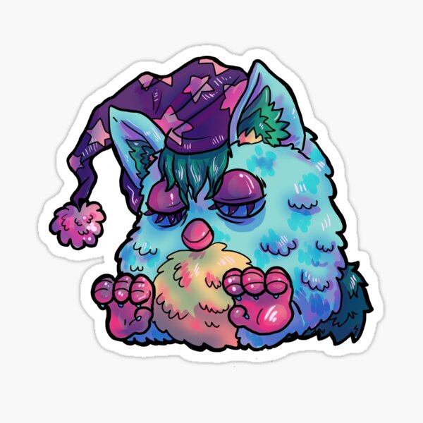 Furby Sleeper Sticker