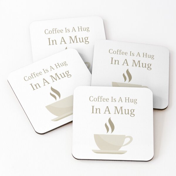 Item preview, COFFEE IS A HUG IN A MUG designed and sold by Ashalcheema.