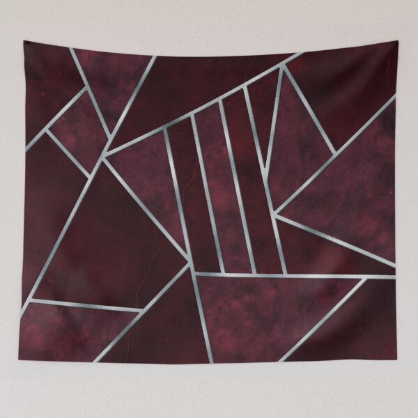 Item preview, Ruby Mosaic Pattern designed and sold by AmbienceArt.