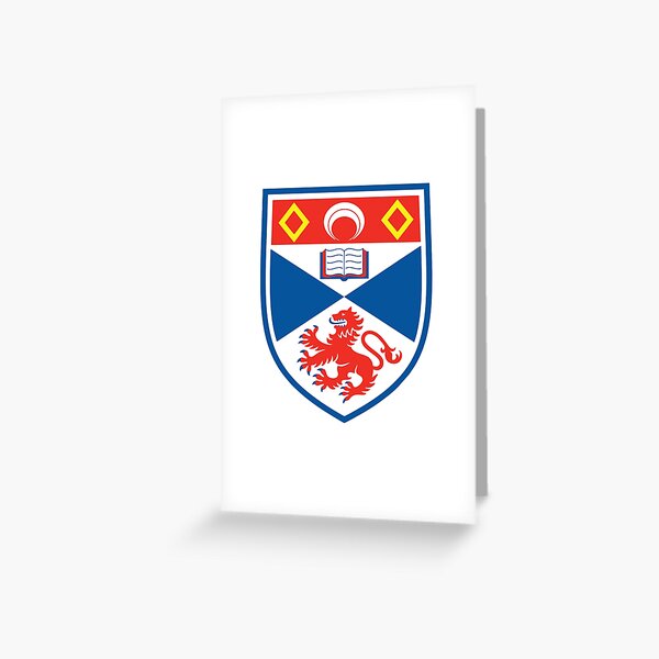 BEST SELLER - ST Andrew High School Crest Merchandise Greeting Card