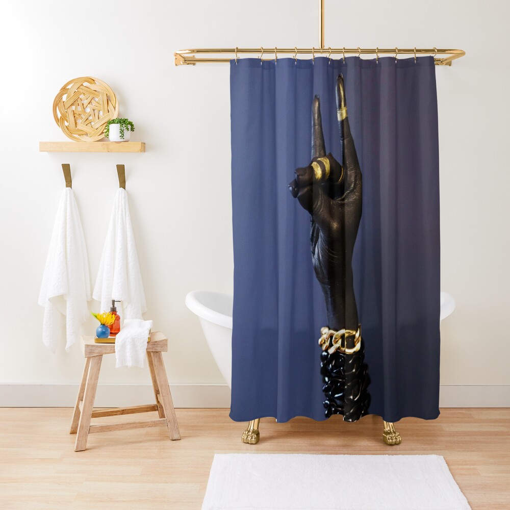 anubis shower curtain