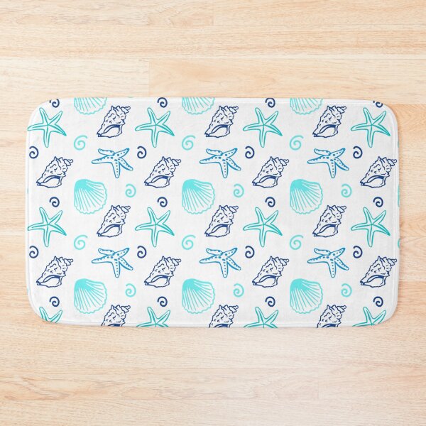 Item preview, Sea ocean shells starfish pattern designed and sold by DerSenat.