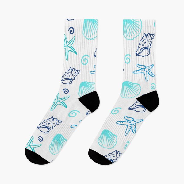 Item preview, Sea ocean shells starfish pattern designed and sold by DerSenat.