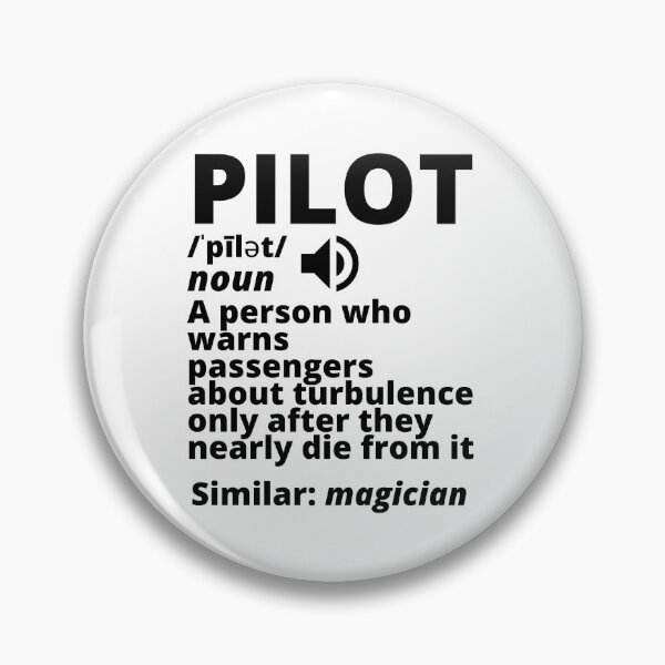 Item preview, Funny Pilot Definition Turbulence designed and sold by stelsanc.