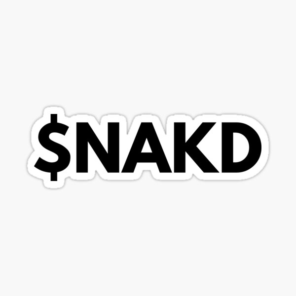 Naked Brand Sticker For Sale By Marketsmake Redbubble