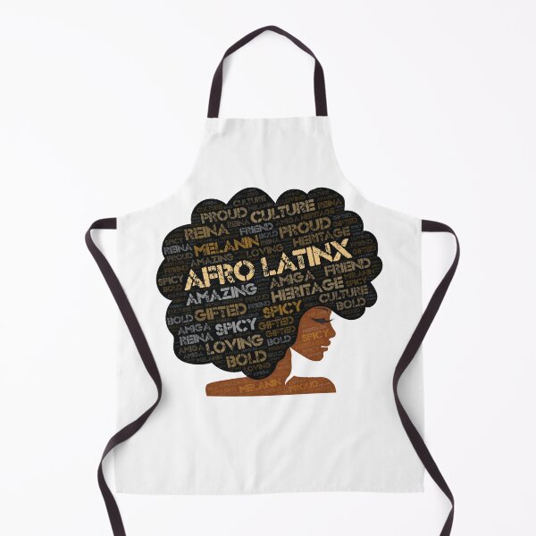 Item preview, Afro Latinx Pride Words in Afro Hair designed and sold by blackartmatters.