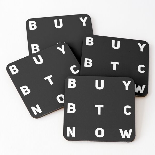 Item preview, Buy BTC now (squared) designed and sold by Bouzdesigns.