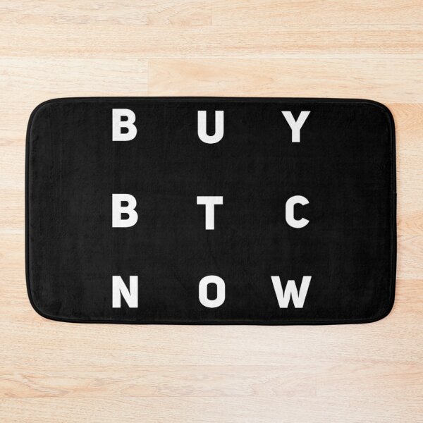 Item preview, Buy BTC now (squared) designed and sold by Bouzdesigns.