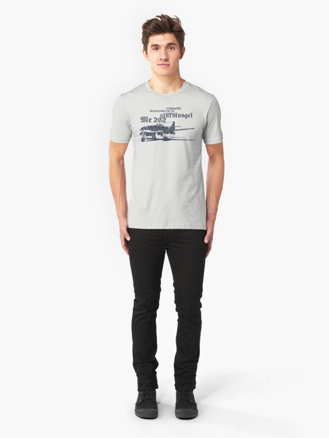 Alternate view of Messerschmitt ME 262 Slim Fit T-Shirt