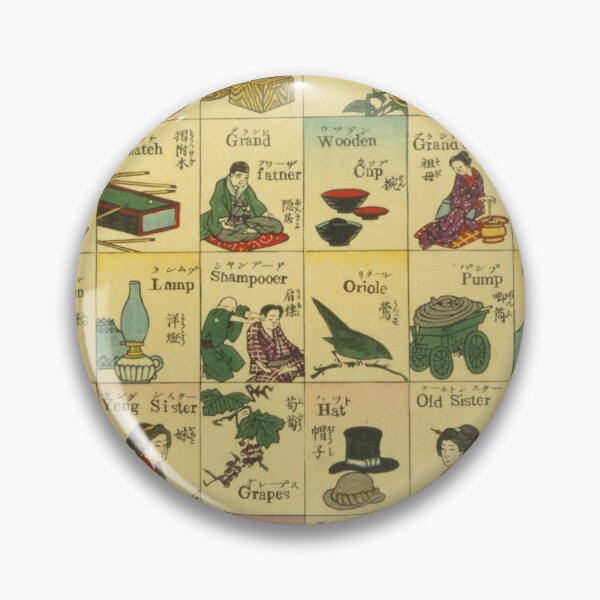 Item preview, 1800s Japanese to English Dictionary with Images Print designed and sold by bellatierra.