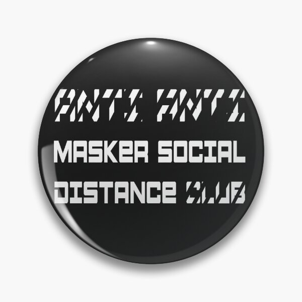 Item preview, Anti Masker - Social Distance Club designed and sold by reelanimedragon.