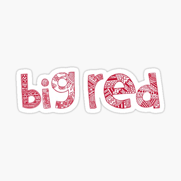 Item preview, Big Red - HANDWRITTEN designed and sold by michelemoira.