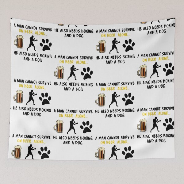 Item preview, A MAN CANNOT SURVIVE - BOXING designed and sold by LQTDesigns.