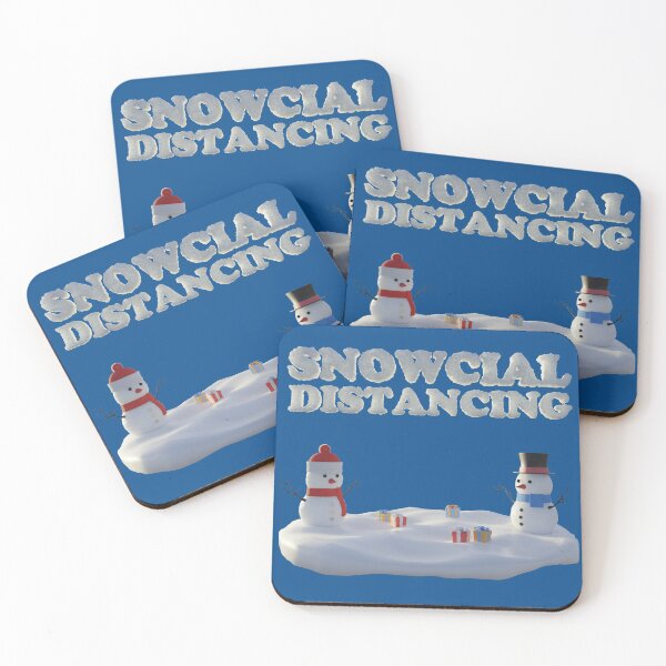 Item preview, Snowcial Distancing Funny Snowman designed and sold by RRiDesigns.