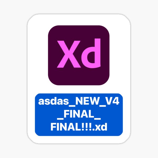 Adobe XD CC icon with random file name asdasd.xd Art Board Print for Sale  by allreadytaken