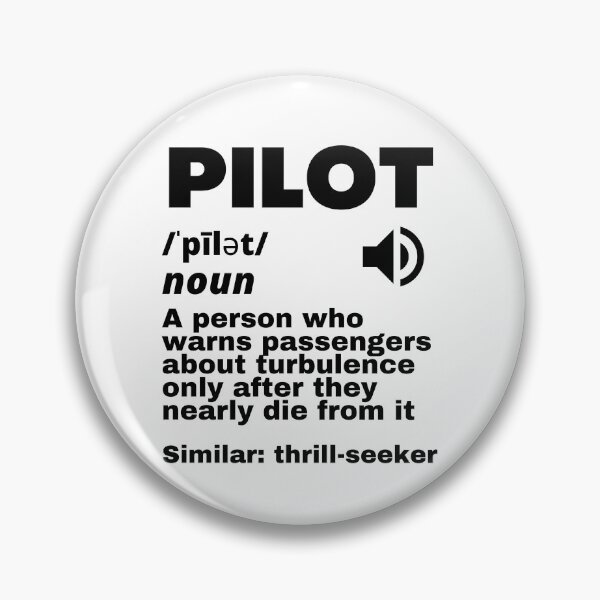 Item preview, Funny Pilot Definition Turbulence designed and sold by stelsanc.