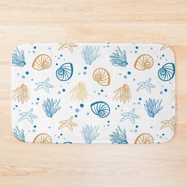 Item preview, Sea ocean shells starfish pattern designed and sold by DerSenat.