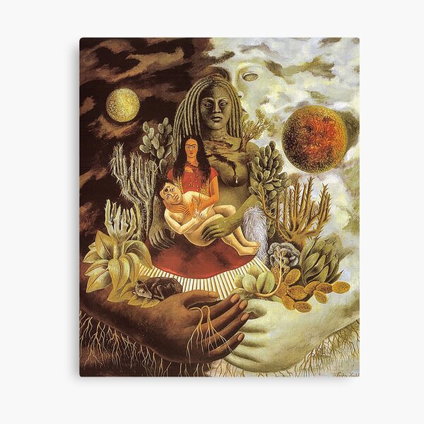 "Frida Kahlo The Love Embrace of the Universe, the Earth (Mexico