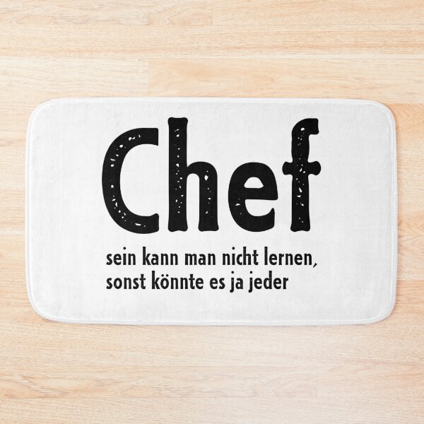 Item preview, Chef kann Man Nicht Lernen. Lustuger spruch. designed and sold by cursotti.