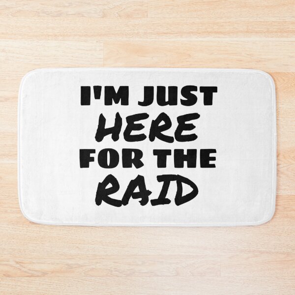 Item preview, I'M JUST HERE FOR THE RAID, FUNNY GAMING GIFT IDEA FOR GAMING LOVERS designed and sold by ASsi-Eve.