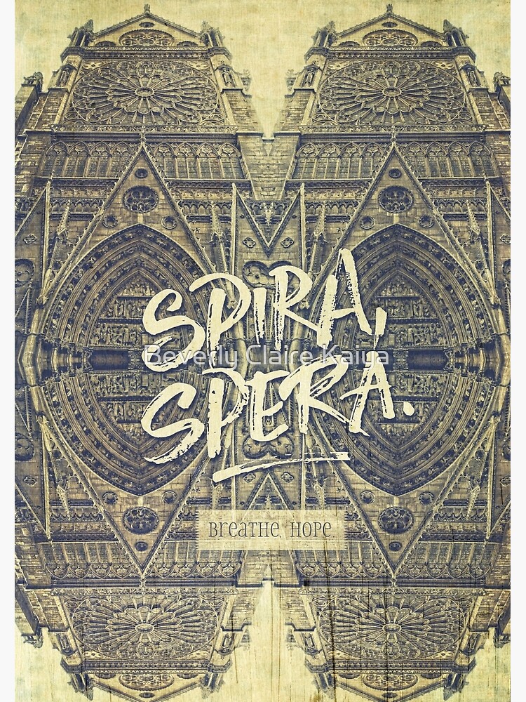 Cahier à spirale for Sale avec l'œuvre « Spira Spera Victor Hugo Nouveau  Notre-Dame de Paris » de l'artiste Beverly Claire Kaiya