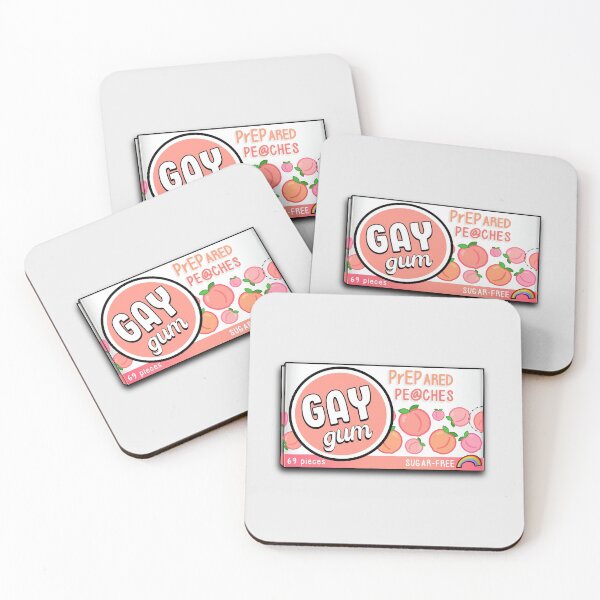 Item preview, Funny Peach Gum designed and sold by ArtByStumpy.