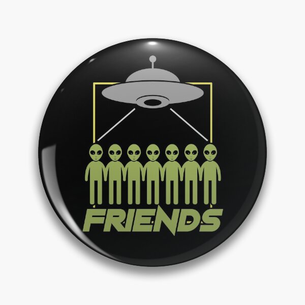 Item preview, Alien Friends UFO Flying saucer designed and sold by h44k0n.