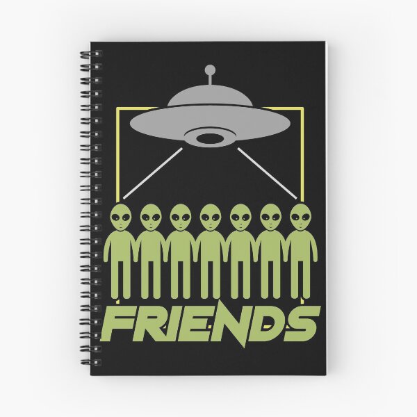 Item preview, Alien Friends UFO Flying saucer designed and sold by h44k0n.