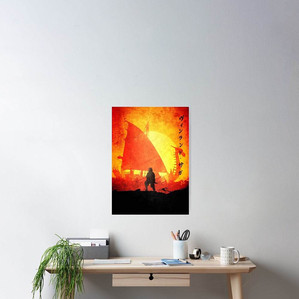 Vinland Saga Minimalist Manga Poster By Seanartdecor Redbubble