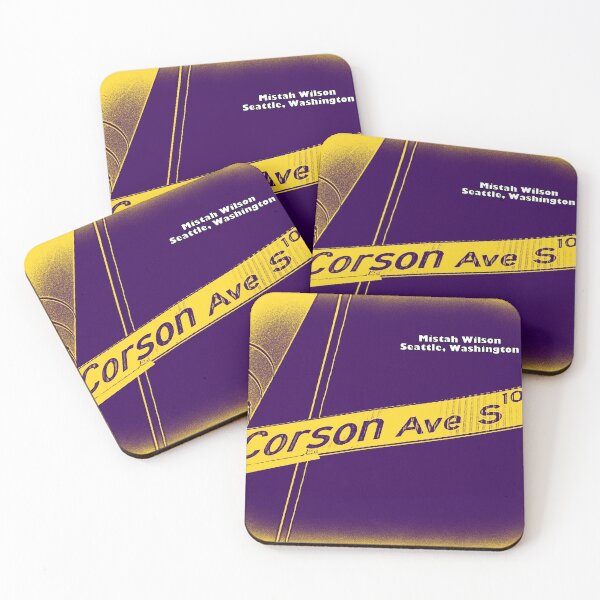Item preview, Corson Avenue South PINEAPPLE GRAPE Seattle, WA by Mistah Wilson designed and sold by The Street Sign Store.