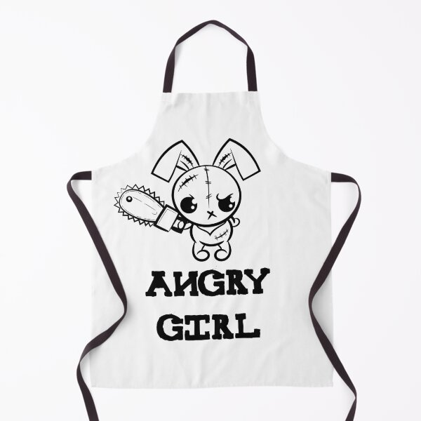 Item preview, Angry Girl Grumpy Voodoo Bunny Cute Social Awkward Teen Monster designed and sold by ProjectX23.