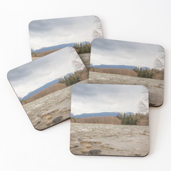 Item preview, A shallow riffle on a cold Kalum river in British Columbia, Canada designed and sold by SnapTPhotograph.