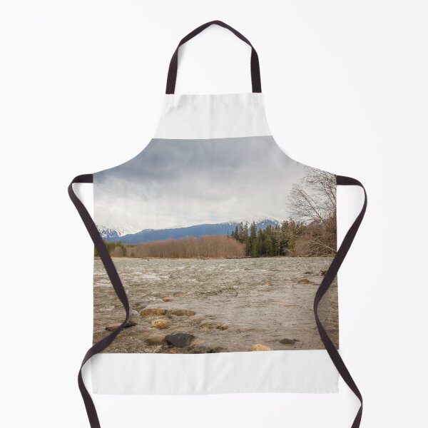 Item preview, A shallow riffle on a cold Kalum river in British Columbia, Canada designed and sold by SnapTPhotograph.