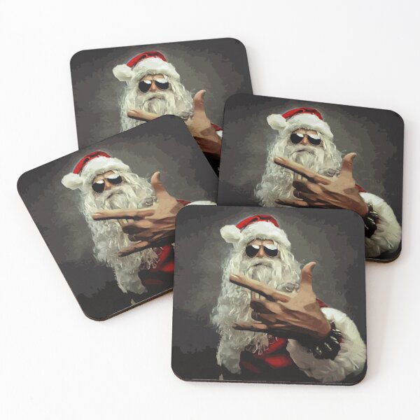 Item preview, Happy New Year - Rock, Metal Santa designed and sold by 6athed.