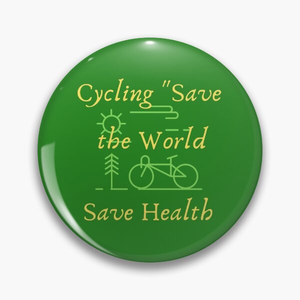 Aperçu de l'œuvre Cyclisme "Sauver le monde, sauver la santé créée et vendue par InfinnityShop.