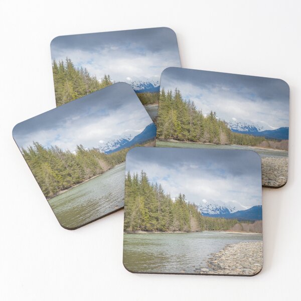 Item preview, A deep green pool on a mountain river in the spring, British Columbia designed and sold by SnapTPhotograph.