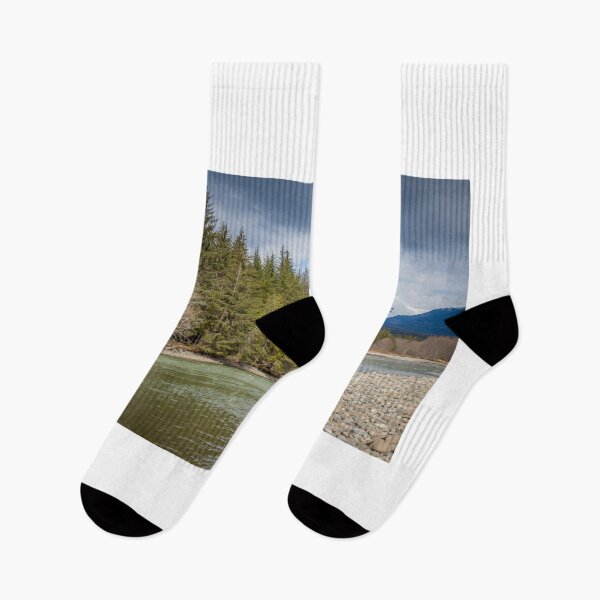 Item preview, A deep green pool on a mountain river in the spring, British Columbia designed and sold by SnapTPhotograph.