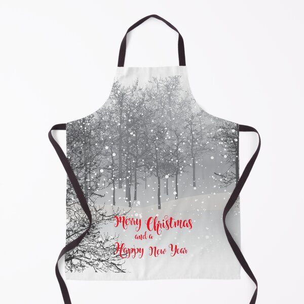 Item preview, Winter Forest Woods Background snow falling, merry Christmas happy new year designed and sold by mashmosh.