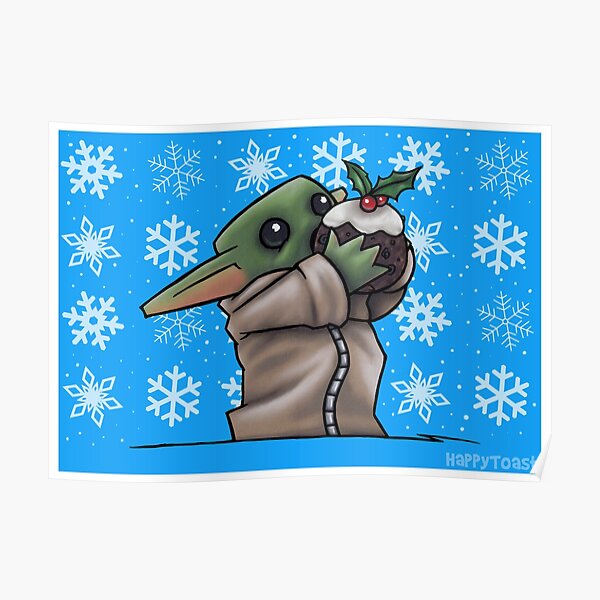 Christmas Baby Alien - Pudding Poster