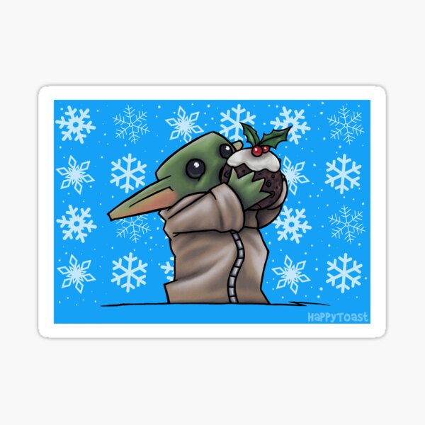Christmas Baby Alien - Pudding Sticker