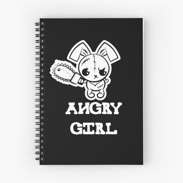 Item preview, Angry Girl Grumpy Voodoo Bunny Cute Social Awkward Teen Monster designed and sold by ProjectX23.